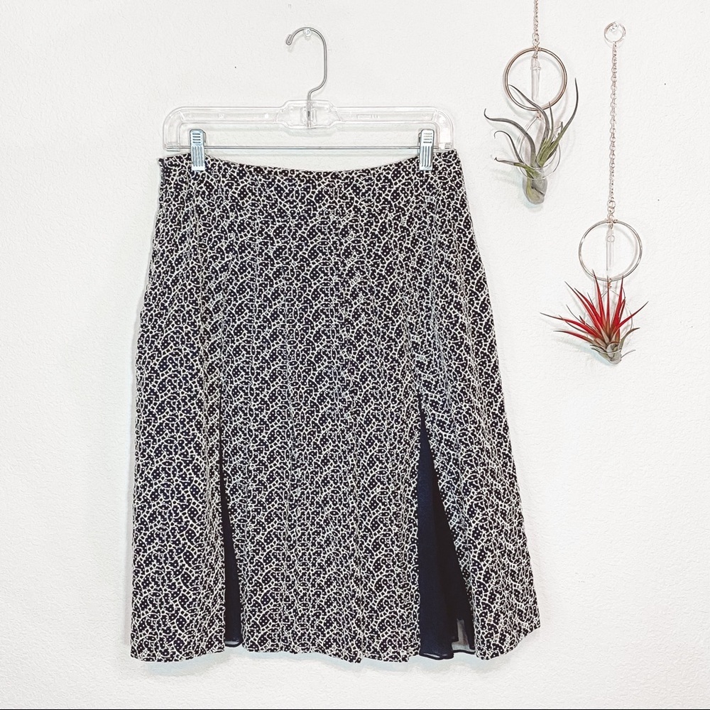 Lafayette 148 Lace Pleated Skirt